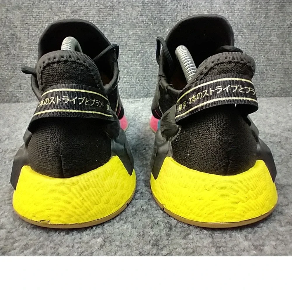 Adidas NMD R1 V2 Tokyo Nights Black Sneakers Adult Men's Size 7‎ Multi EUC